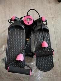 Stepper Domyos MS500 c/ elastici - nero/rosa