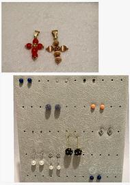 Orecchini in oro 18 kt, oro giallo o bianco NUOVI