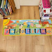 Tappeto musicale per bambini animali fattoria