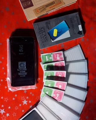 Note 9 Cover Completa e 10 Vetri Temperati