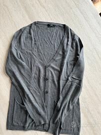 Cardigan uomo grigio S