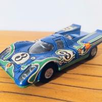 modellino Mercury 1/43 Porsche 917 blu anni 80 