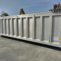 Cassone in alluminio tenuta stagna per rifiuti