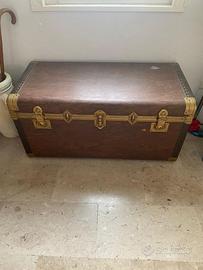 Baule vintage da viaggio / cassapanca d'epoca