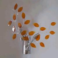 Applique in vetro e metallo foglie Ideal Lux