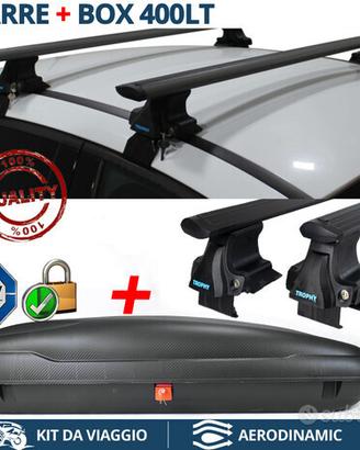 BOX Tetto + BARRE Portatutto per Peugeot 3008