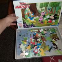 puzzle disney junior mickey completo 104 pezzi 62x