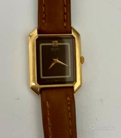 Orologio Seiko Tank  vintage oro e marrone