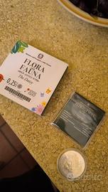 3 Monete Serie Flora e Fauna " La Margherita "