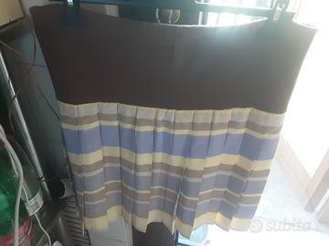 Gonna primavera a pieghe