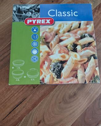 pyrex set nuovo 2 pentole in vetro
