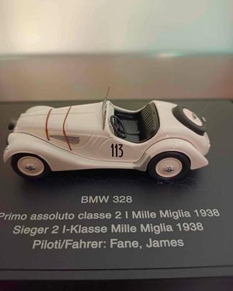 modellino BMW 328 "Mille miglia" 
