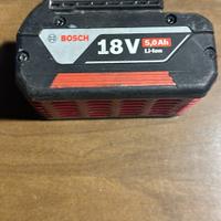 Batteria bosch 18v