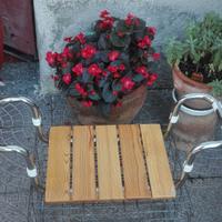 Sedile x vasca bagno 5 doghe in larice