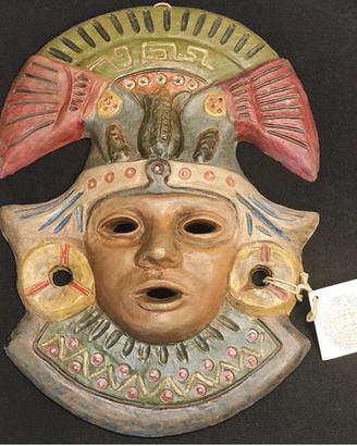 Maschera Maya vintage Art Line -  media-