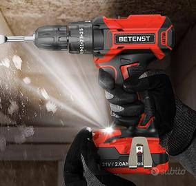 BETENST Trapano Avvitatore Batteria 21V