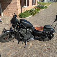 Sella Singola Harley Davidson moto in Cuoio Pelle