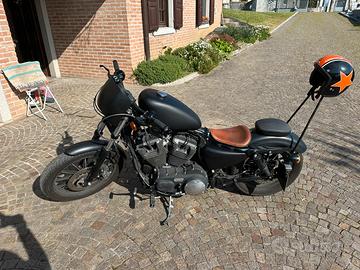 Sella Singola Harley Davidson moto in Cuoio Pelle