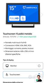 monitor touch 15"