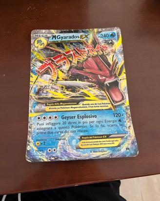 Carta pokèmon mega M GyaradosEX