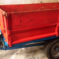 Rimorchio per motocoltivatore