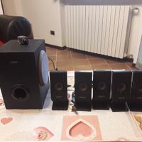 casse 5.1 home teather e scheda creative SB0090