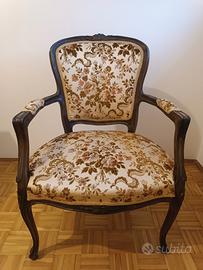 Poltroncina Parigina in Stile Luigi XV