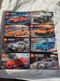 Pacchetto n. 8 Lego Speed Champions vari modelli
