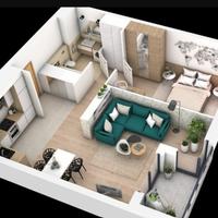 Ampio bilocale Cornate D'adda-balcone e cantina