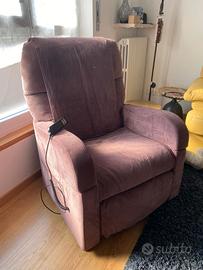 2 poltrone elettriche ribattabili con telecomando