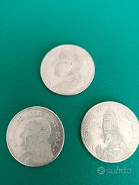 tris monete vaticano 