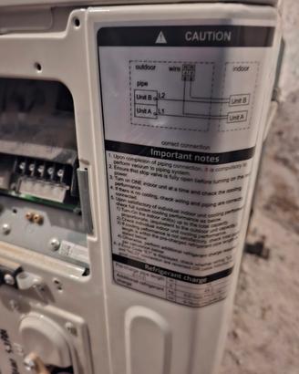Motore condizionatore Dual 14000 blu, come nuovo