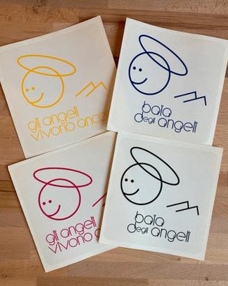 Adesivi Discoteca Baia degli Angeli. Vintage 