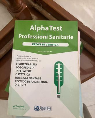Professioni sanitarie libri per test di ingresso