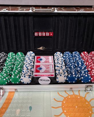 Valigetta poker set completo