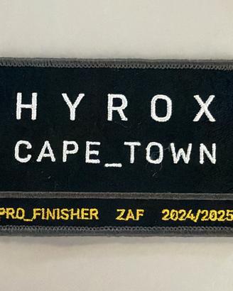 Patch / Toppa HYROX Cape Town PRO FINISHER