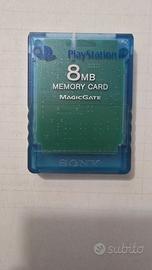 Memory Card PS2 Trasparente 8MB Originale