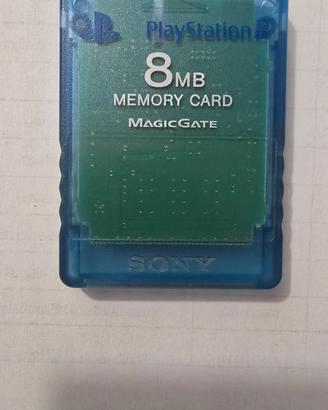 Memory Card PS2 Trasparente 8MB Originale