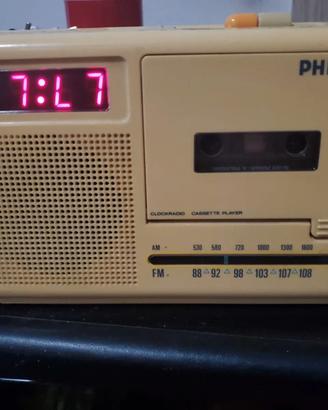 Radiosveglia Philips D3730/00 Radio Cassette