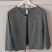 giacca donna corta con tessuto lurex