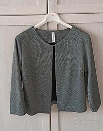 giacca donna corta con tessuto lurex