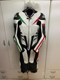 Tuta moto in pelle intera spyke tg48