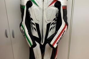 Tuta moto in pelle intera spyke tg48