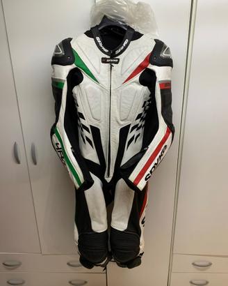 Tuta moto in pelle intera spyke tg48