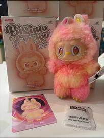 Labubu Big into Energy Originale Pop Mart rosa