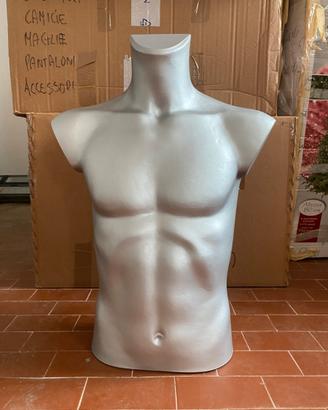 Manichino uomo mezzo busto
