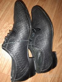 OXFORD in Pelle intrecciata 