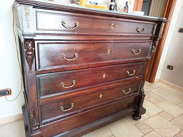  mobile comò antico neoclassico dell'800 originale