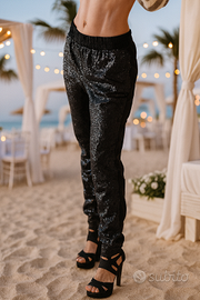 Pantaloni con paillettes 42/44