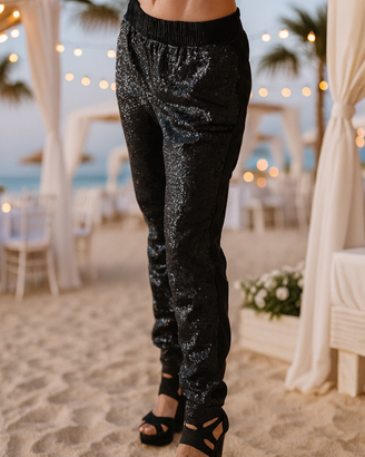 Pantaloni con paillettes 42/44